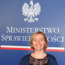 Ewa Hayward at the Polish Ministry of Justice